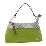 Pre-owned Nylon handbags Burberry Vintage , Green , Dames