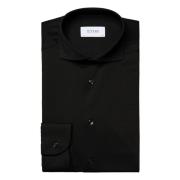 Shirts Eton , Black , Heren