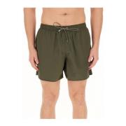 Gestructureerde zwemshorts - Groen Emporio Armani , Green , Heren