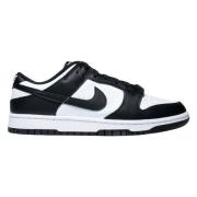 Limited Edition Zwart Wit Panda Dunk Low Nike , Black , Heren