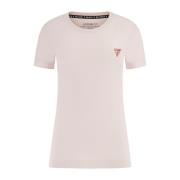 Dames Mini Triangle T-Shirt Guess , Pink , Dames