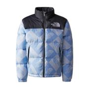 Retro Nuptse Kinderjas Dusty Periwinkle The North Face , Blue , Heren