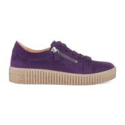 Fluwelen Paarse Sneakers Gabor , Purple , Dames