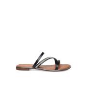 Lage Sandalen Geox , Black , Dames