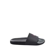 Heren Slide Sandalen Synthetisch Materiaal Ralph Lauren , Black , Here...