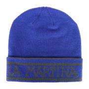 Blauwe Logo Print Acryl Cap La Martina , Blue , Heren