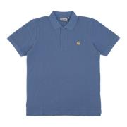 Chase Pique Polo Shirt Carhartt Wip , Blue , Heren