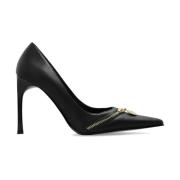 Zwarte Pumps voor Vrouwen Versace Jeans Couture , Black , Dames