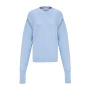 Heldere Blauwe Sweatshirt Aw24 Salvatore Ferragamo , Blue , Dames