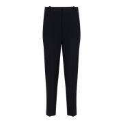 Zwarte op maat gemaakte broek Alexander McQueen , Black , Dames