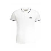 Klassieke Polo Shirt met Contrast Borduurwerk Cavalli Class , White , ...