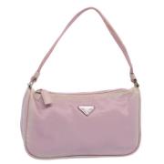 Pre-owned Nylon pouches Prada Vintage , Pink , Dames