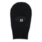 Black Skull Balaclava Muts Rick Owens , Black , Dames