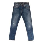 Gescheurde Jeans Briantop Street Style Liu Jo , Blue , Heren