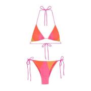 Triangle Bikini EN Verstelbare Lace-Up Slip Ethos F**k , Multicolor , ...