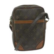 Pre-owned Canvas louis-vuitton-bags Louis Vuitton Vintage , Brown , Da...