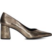 Bronzen Reptielenleren Pumps Notre-v , Brown , Dames