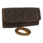 Pre-owned Canvas louis-vuitton-bags Louis Vuitton Vintage , Brown , Da...