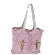 Pre-owned Nylon totes Prada Vintage , Pink , Dames