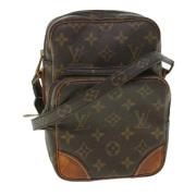 Pre-owned Canvas louis-vuitton-bags Louis Vuitton Vintage , Brown , Da...