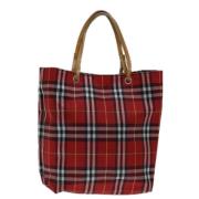 Pre-owned Nylon handbags Burberry Vintage , Red , Dames