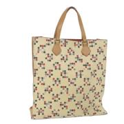 Pre-owned Canvas handbags Burberry Vintage , Beige , Dames