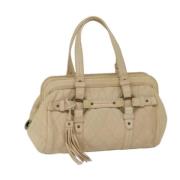 Pre-owned Leather handbags Bally Pre-owned , Beige , Dames