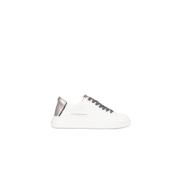 Londen Vrouw Donker Zilver Sneakers Alexander Smith , White , Dames