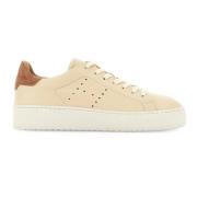 Vintage Stijl Beige Sneakers Hogan , Beige , Dames