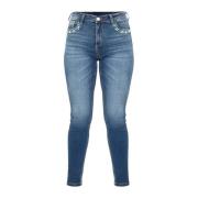 Slim Fit Denim Broek Kocca , Blue , Dames