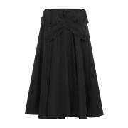 Zwarte Rok Klassieke Stijl Maison Margiela , Black , Dames