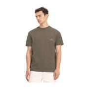 Korte mouw LAW TEE Shirt LAW OF THE SEA , Brown , Heren