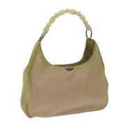 Pre-owned Nylon shoulder-bags Dior Vintage , Brown , Dames