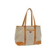 Pre-owned Cotton prada-bags Prada Vintage , Beige , Dames