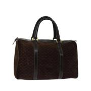 Pre-owned Canvas handbags Gucci Vintage , Brown , Dames