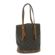 Pre-owned Canvas shoulder-bags Louis Vuitton Vintage , Brown , Dames