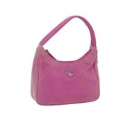 Pre-owned Nylon prada-bags Prada Vintage , Pink , Dames