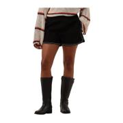 Studded Ladies Black Shorts Alix The Label , Black , Dames