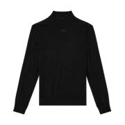 Zwarte Sweatshirt Aw24 Herenmode Diesel , Black , Heren