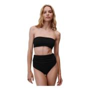 Hooggetailleerde Zwarte Bikini Broek Undress Code , Black , Dames