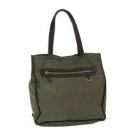 Pre-owned Nylon totes Prada Vintage , Green , Dames