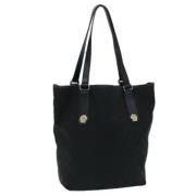 Pre-owned Canvas totes Gucci Vintage , Black , Dames