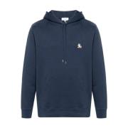 Blauwe Sweatshirt Aw24 Herenmode Maison Kitsuné , Blue , Heren