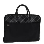 Pre-owned Nylon handbags Burberry Vintage , Black , Dames