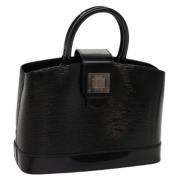 Pre-owned Leather handbags Louis Vuitton Vintage , Black , Dames