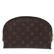 Pre-owned Canvas pouches Louis Vuitton Vintage , Brown , Dames