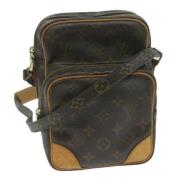 Pre-owned Canvas louis-vuitton-bags Louis Vuitton Vintage , Brown , Da...