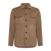 Bruine Casual Overhemden Low Brand , Brown , Heren