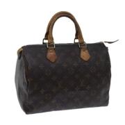 Pre-owned Canvas handbags Louis Vuitton Vintage , Brown , Dames