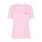 Roze Tee Shirt voor Vrouwen Msgm , Pink , Dames